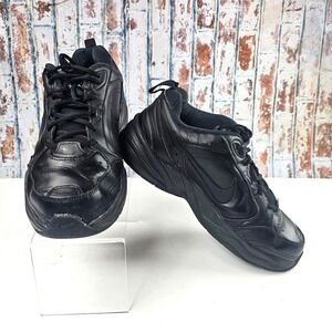 Nike AIR MONARCH IV‎ Men's Black Walking Shoes 11M Gently Used!